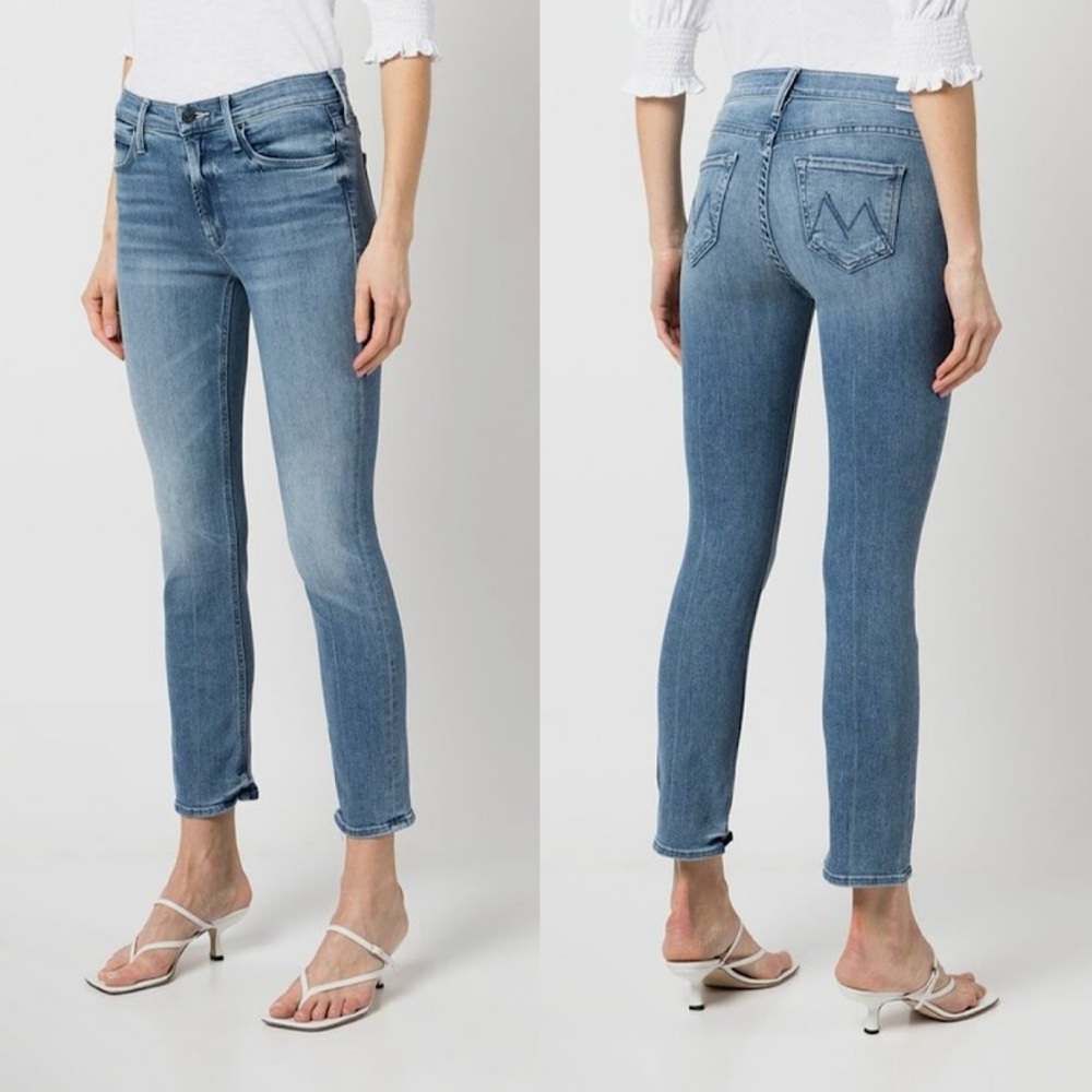 MOTHER Light Blue Straight Leg Jeans
